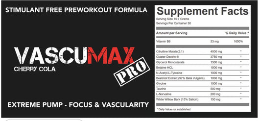 Strom Sports VascuMAX PRO  470g Cherry Cola