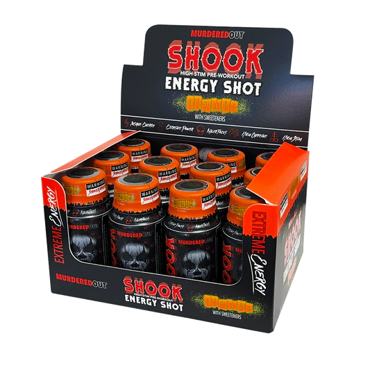 Murdered Out Shook Energy Shot 12x60ml Orange