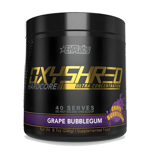 EHP Labs OxyShred Hardcore 244g Grape Bubblegum