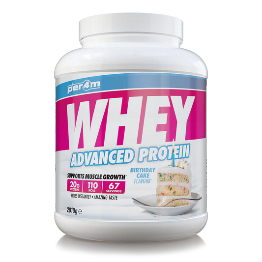 Per4m Advanced Whey Protein 2.01kg Birthday Cake