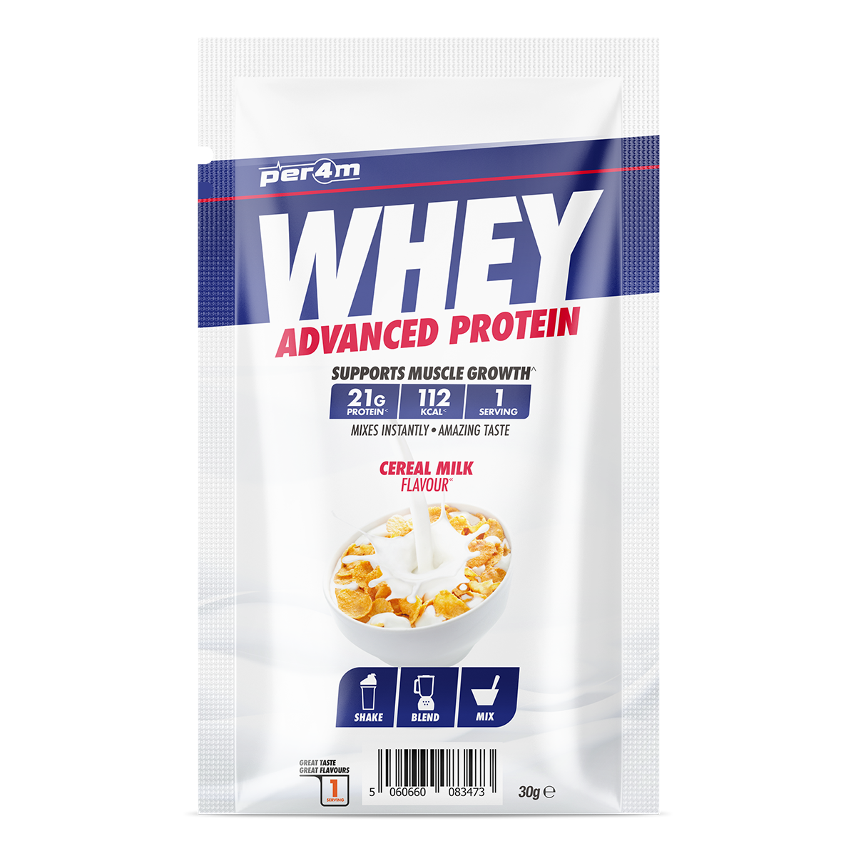Per4m Advanced Whey Protein Sachet 30g Cereal Milk