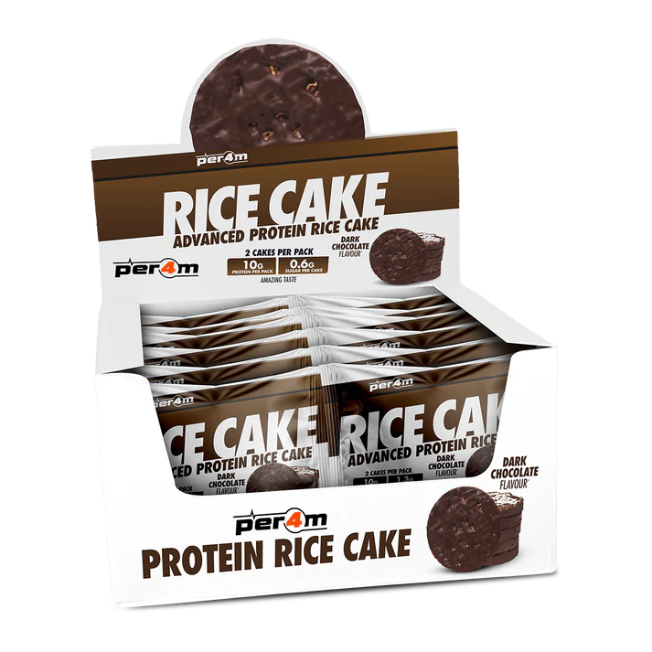 Per4m Rice Cake 12x64g Dark Chocolate