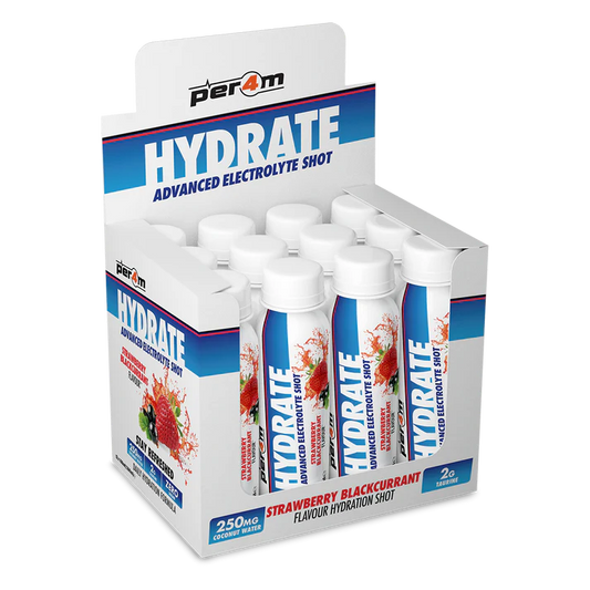 Per4m Hydrate Advanced Electrolyte Shot 12x100ml Strawberry Blackcurrant