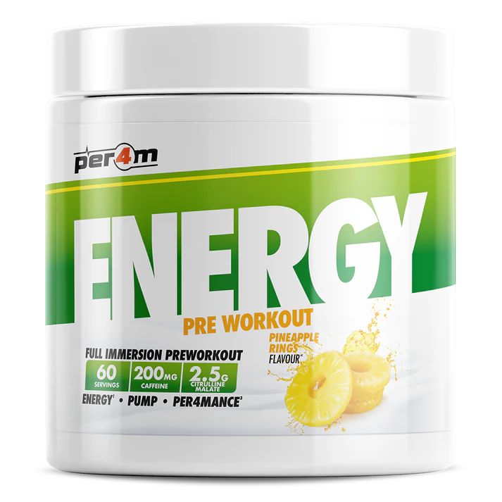 Per4m Energy Pre Workout 390g Pineapple Rings