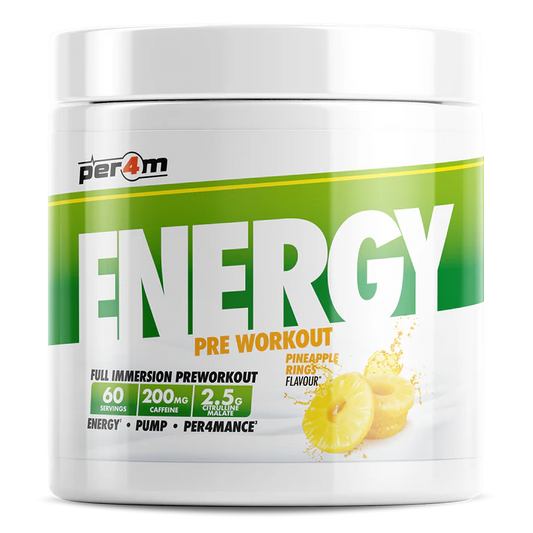 Per4m Energy Pre Workout 390g Pineapple Rings