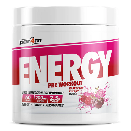 Per4m Energy Pre Workout 390g Raspberry Cherry