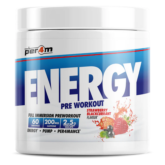 Per4m Energy Pre Workout 390g Strawberry Blackcurrant