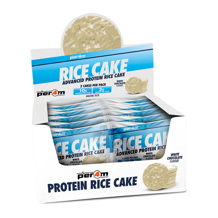 Per4m Rice Cake 12x64g White Chocolate