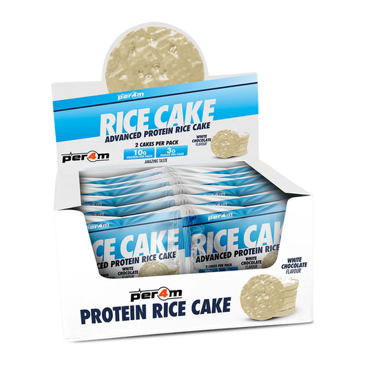 Per4m Rice Cake 12x64g White Chocolate