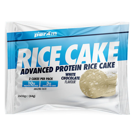 Per4m Rice Cake 12x64g White Chocolate