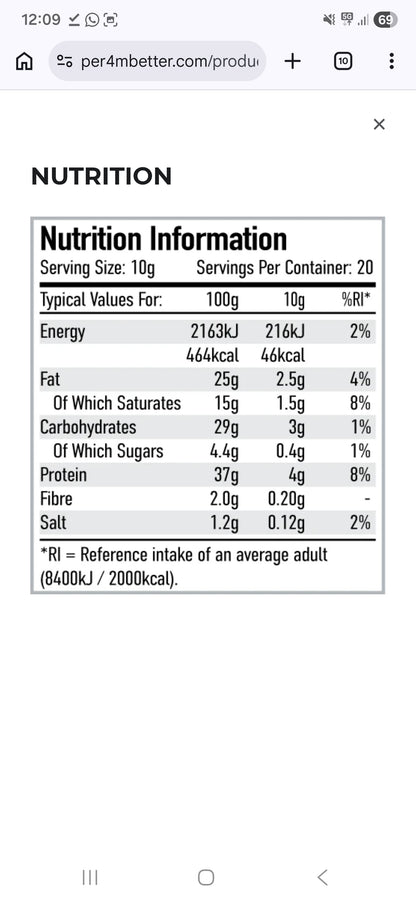 Per4m Protein Crunchies 200g Milk Chocolate