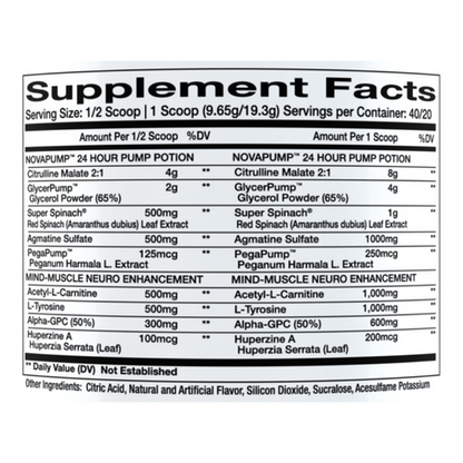 Innovapharm NovaPump Neuro 412g Blackberry Mojito