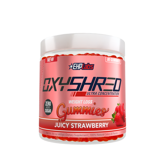 EHP Labs OxyShred Gummies 450g Juicy Strawberry