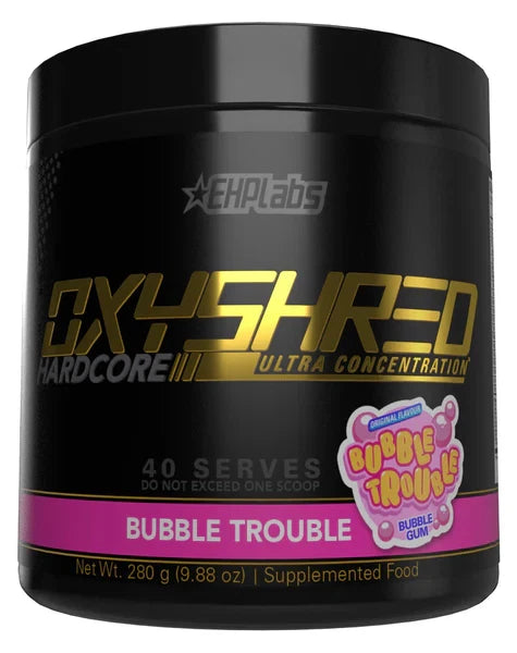 EHP Labs OxyShred Hardcore 264g Bubble Trouble