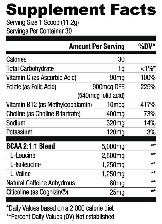 RYSE BCAA Focus 342g