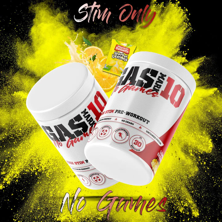 Gas Mark 10 No Games 330g Lemon Sherbet